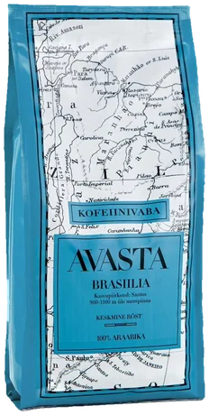 AVASTA Brasiilia · kofeiinivaba