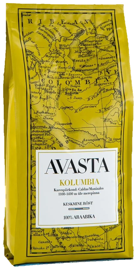 AVASTA Kolumbia kohviubade 1 kg pakend