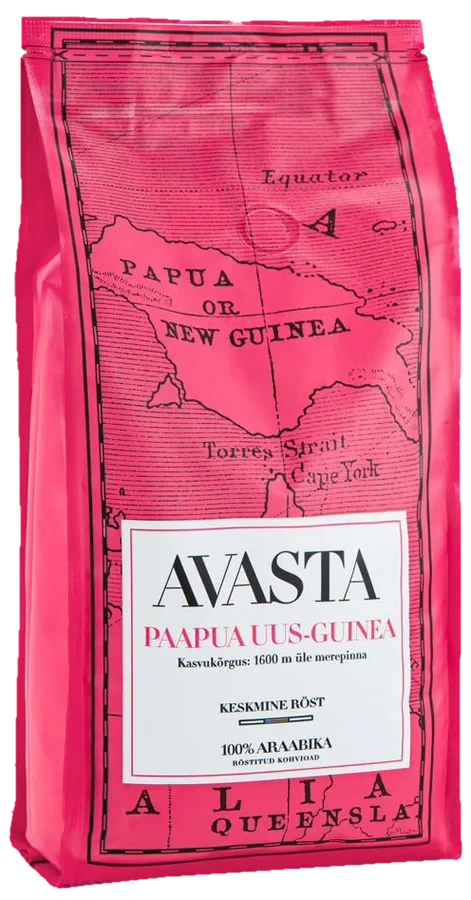 AVASTA Paapua Uus-Guinea kohviubade 1 kg pakend